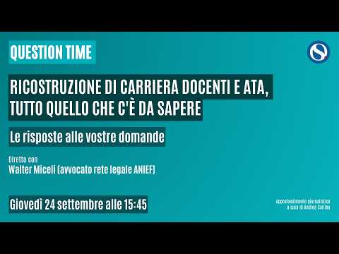 Ricostruzione di carriera docenti e ATA, tutto quello che c’è da sapere Ricostruzione di carriera docenti e ATA, tutto quello che c'è da sapere