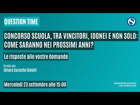 Concorso scuola, tra vincitori, idonei e non solo: come saranno nei prossimi anni? Concorso scuola, tra vincitori, idonei e non solo: come saranno nei prossimi anni?